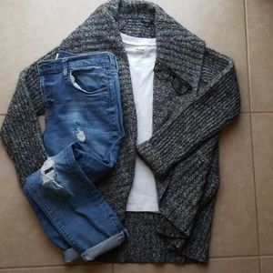 Talbots | Open Front Chunky Cardigan